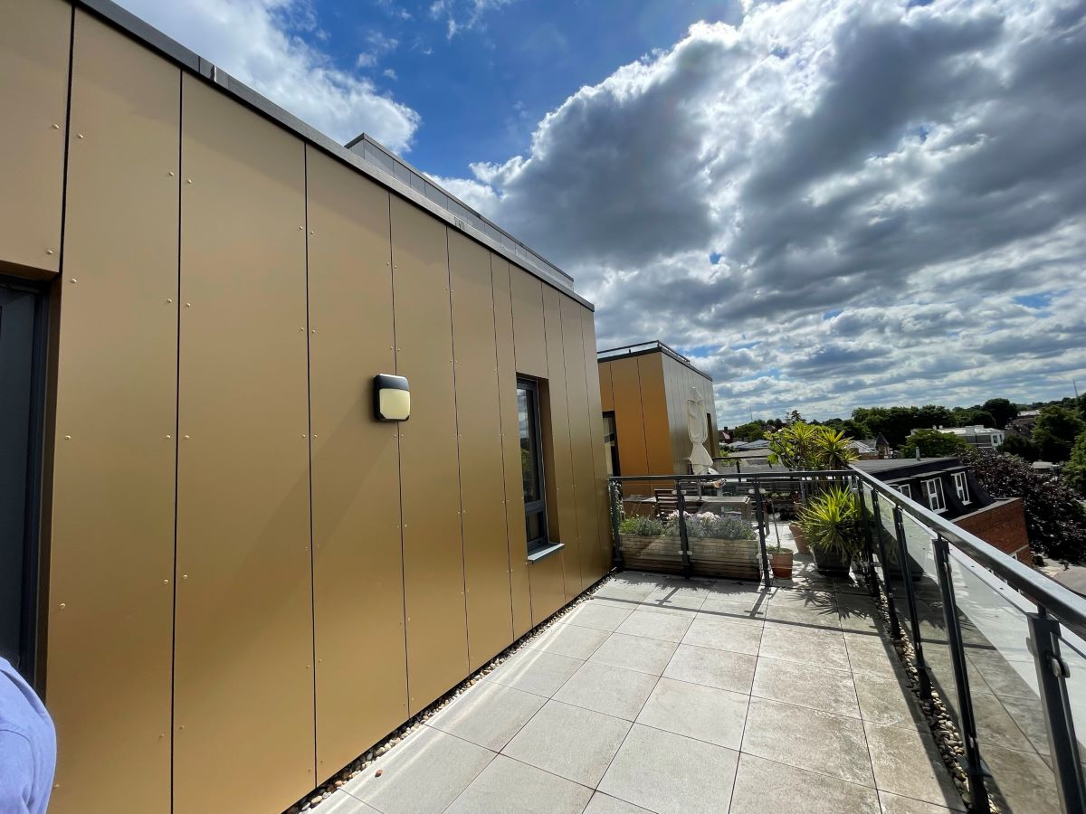 ACM Cladding on apartment